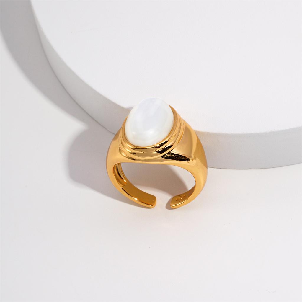 Cecilia Gemstone Adjustable Ring