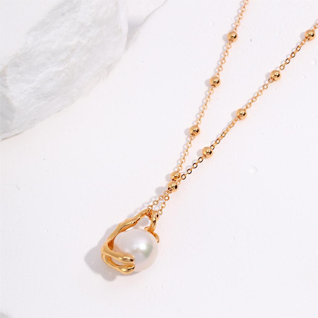 Lava Baroque Pearl Necklace