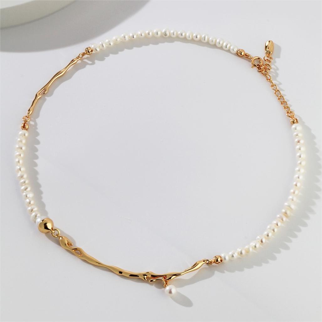 Lava Pearl Choker Necklace
