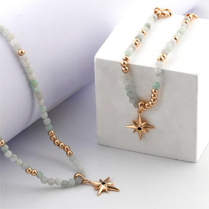 Stella jade geamstone necklace
