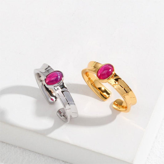 Sweet Nothing Oval Ruby Ring